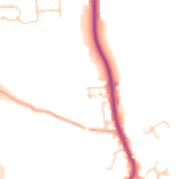 Daytime road noise heatmap for SG3 6FF