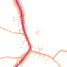 Daytime road noise heatmap for SG3 6JF