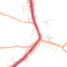Daytime road noise heatmap for SG3 6JW
