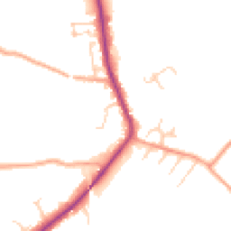 Daytime road noise heatmap for SG3 6JY