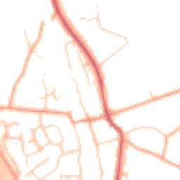Daytime road noise heatmap for SG3 6NX