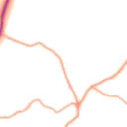 Daytime road noise heatmap for SG3 6QL