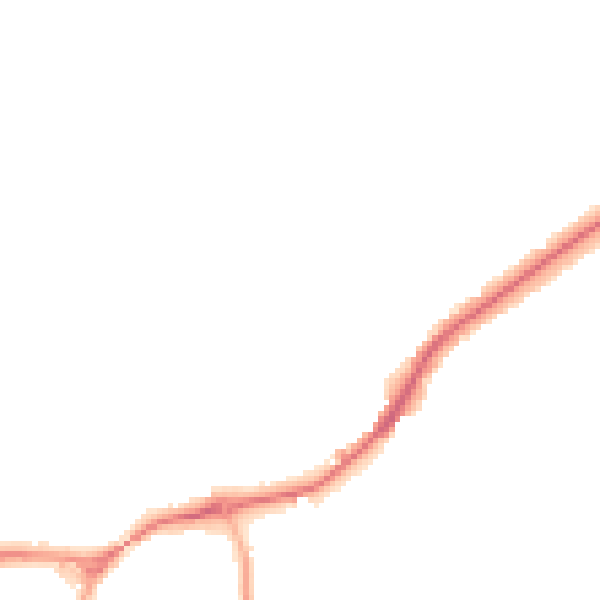 Night-time road noise heatmap for SG4 0AU
