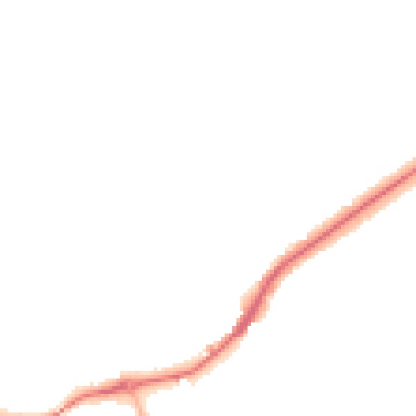 Night-time road noise heatmap for SG4 0BP