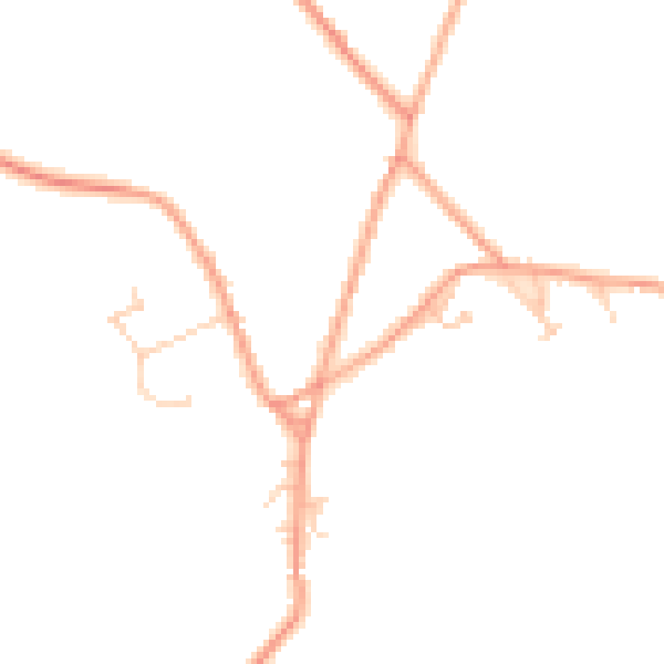 Daytime road noise heatmap for SG4 7AP