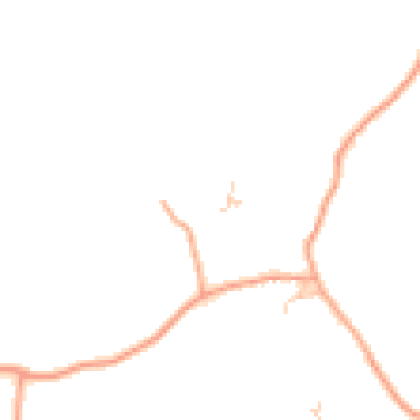 Daytime road noise heatmap for SG4 7AZ