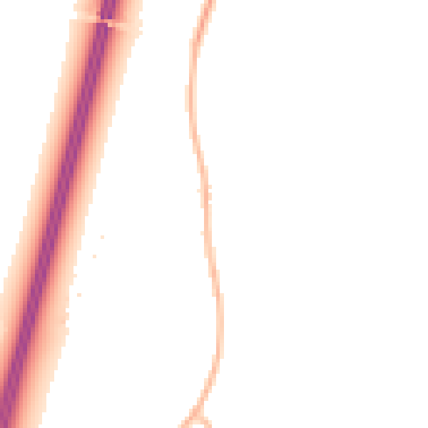 Night-time road noise heatmap for SG4 7BQ