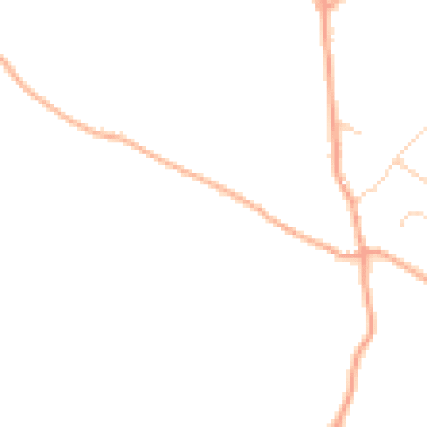 Daytime road noise heatmap for SG4 7EJ