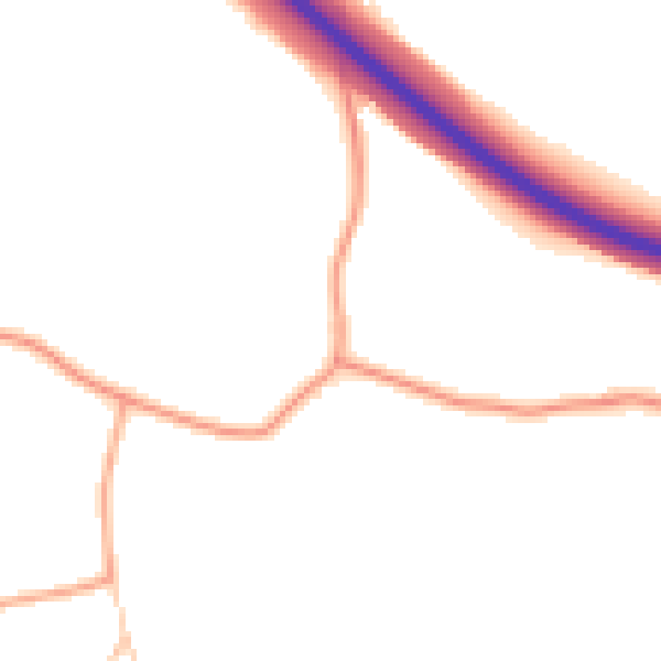 Daytime road noise heatmap for SG4 7JL