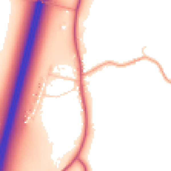 Daytime road noise heatmap for SG4 7LB