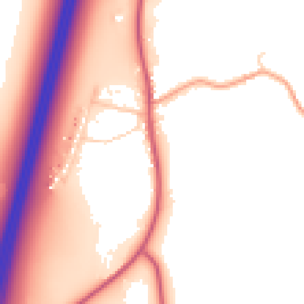 Daytime road noise heatmap for SG4 7LE