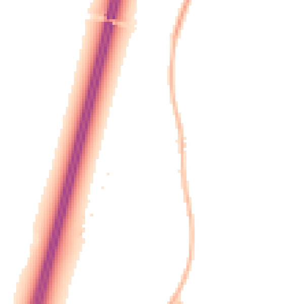 Night-time road noise heatmap for SG4 7LN