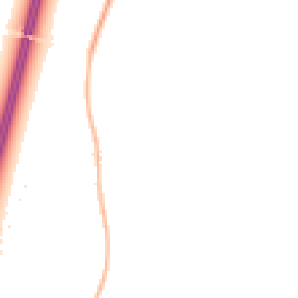 Night-time road noise heatmap for SG4 7LR