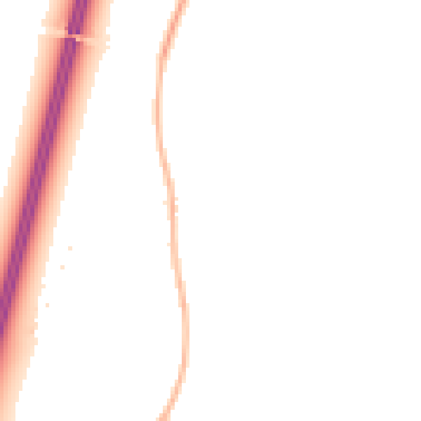 Night-time road noise heatmap for SG4 7LS