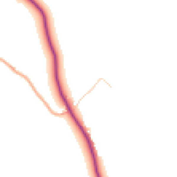 Daytime road noise heatmap for SG4 7PL