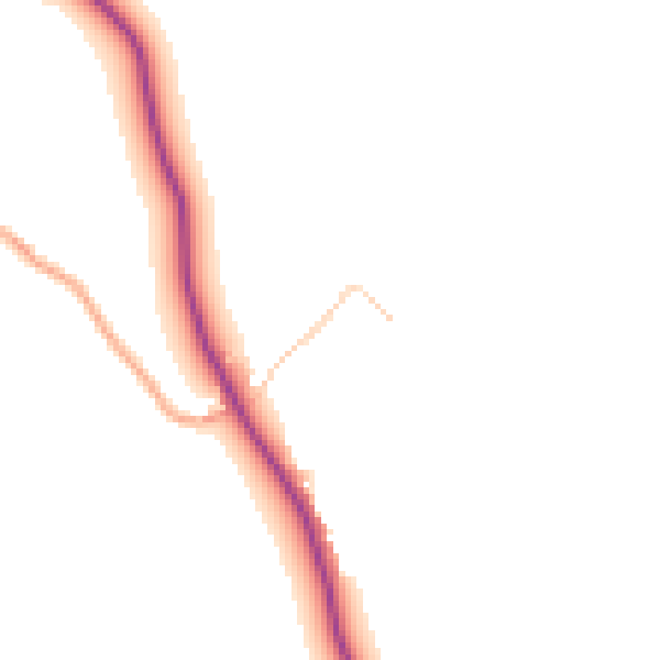 Daytime road noise heatmap for SG4 7PN