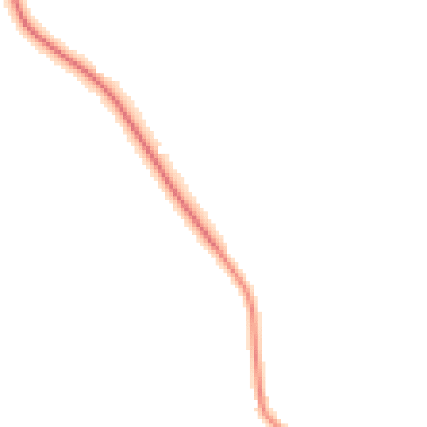 Night-time road noise heatmap for SG4 7PQ