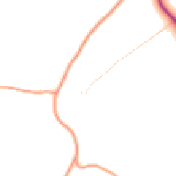 Daytime road noise heatmap for SG4 7PT