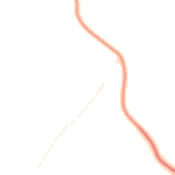Night-time road noise heatmap for SG4 7PW