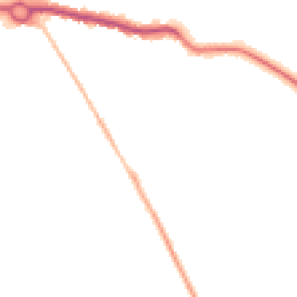 Night-time road noise heatmap for SG4 7SR