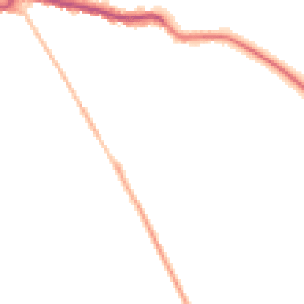 Night-time road noise heatmap for SG4 7ST