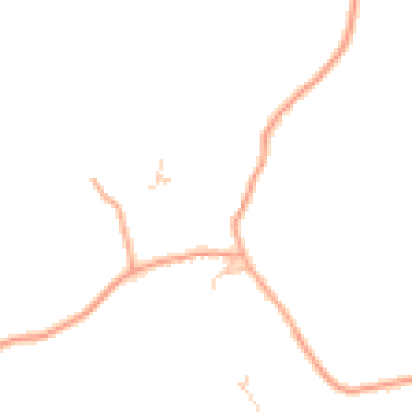 Daytime road noise heatmap for SG4 7TY