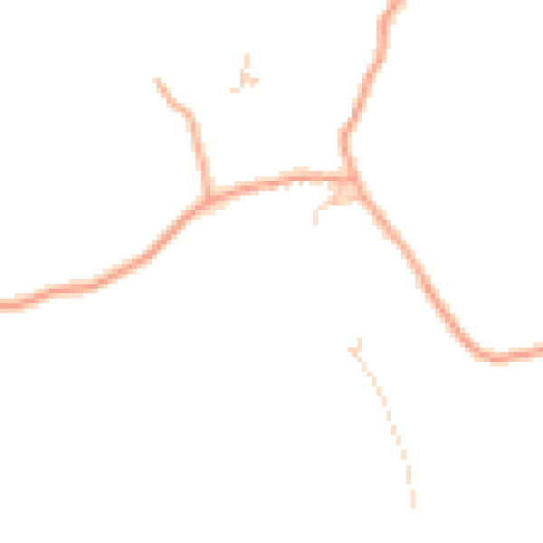 Daytime road noise heatmap for SG4 7UJ