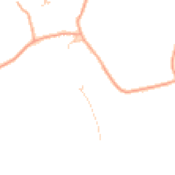 Daytime road noise heatmap for SG4 7UQ