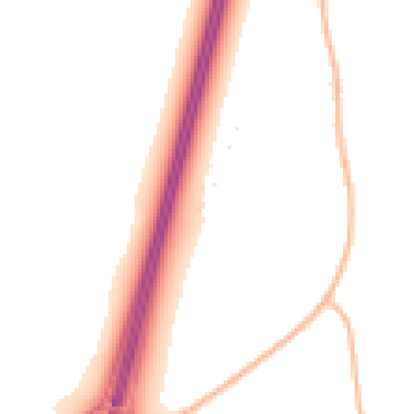 Night-time road noise heatmap for SG4 7WH