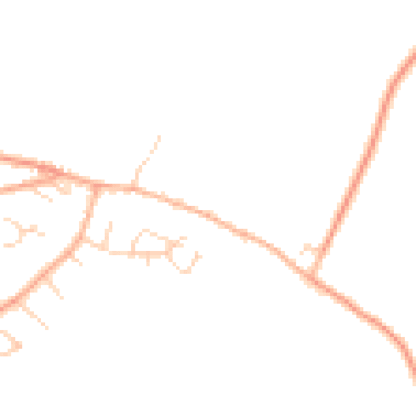 Daytime road noise heatmap for SG4 8AG