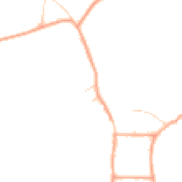 Daytime road noise heatmap for SG4 8BW