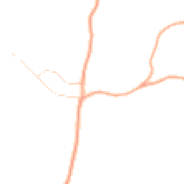 Daytime road noise heatmap for SG4 8DG