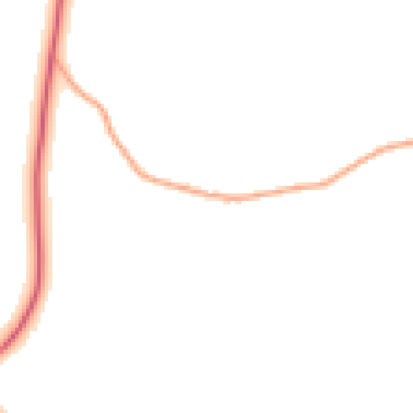Daytime road noise heatmap for SG4 8EN