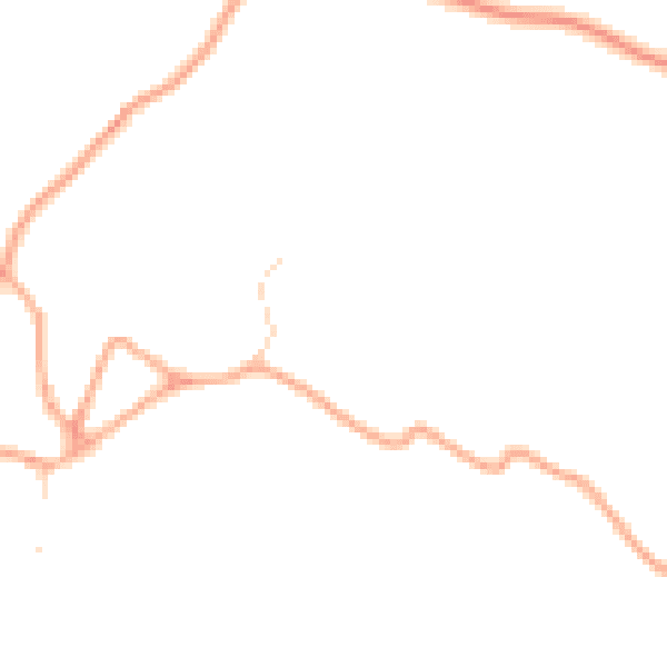 Daytime road noise heatmap for SG4 8JA