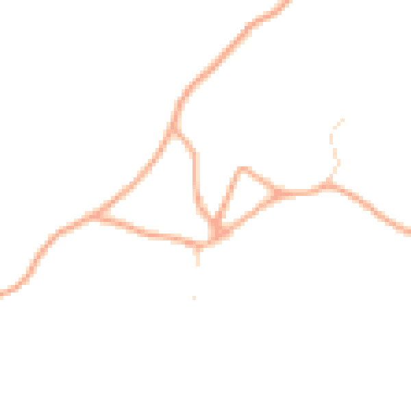 Daytime road noise heatmap for SG4 8JG