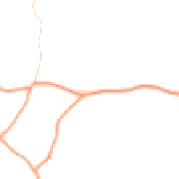 Daytime road noise heatmap for SG4 8LB
