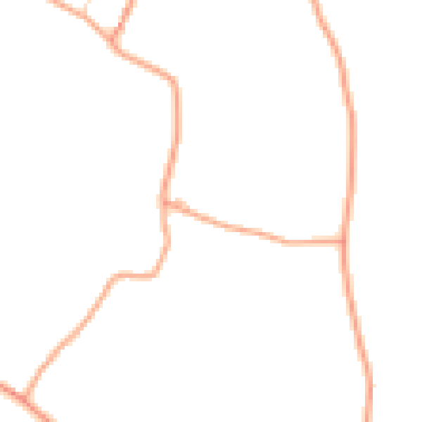 Daytime road noise heatmap for SG4 8NL