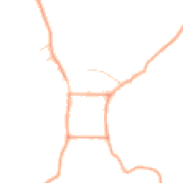 Daytime road noise heatmap for SG4 8NP