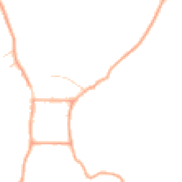 Daytime road noise heatmap for SG4 8NS