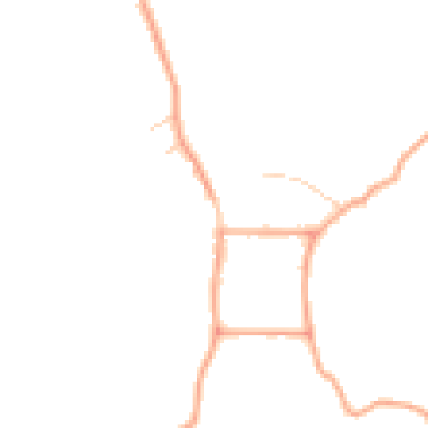 Daytime road noise heatmap for SG4 8NU