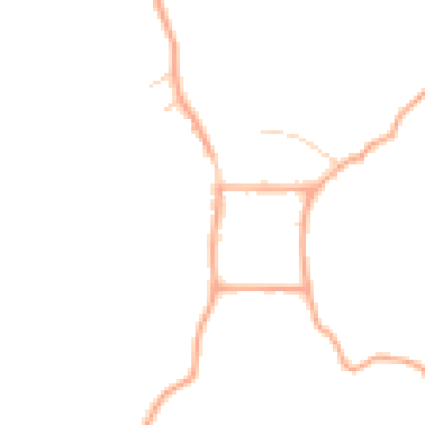 Daytime road noise heatmap for SG4 8NX