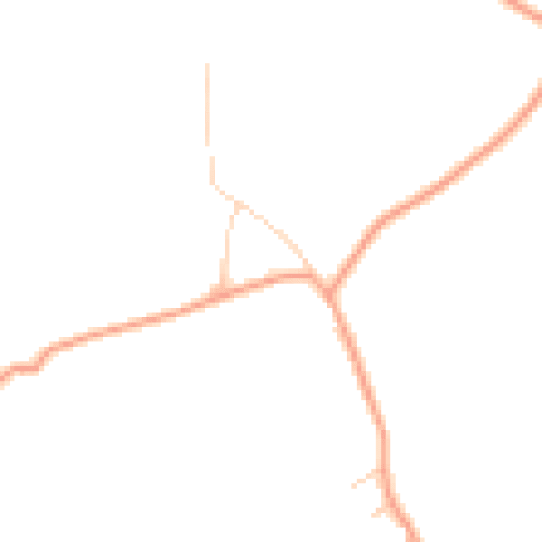Daytime road noise heatmap for SG4 8PD