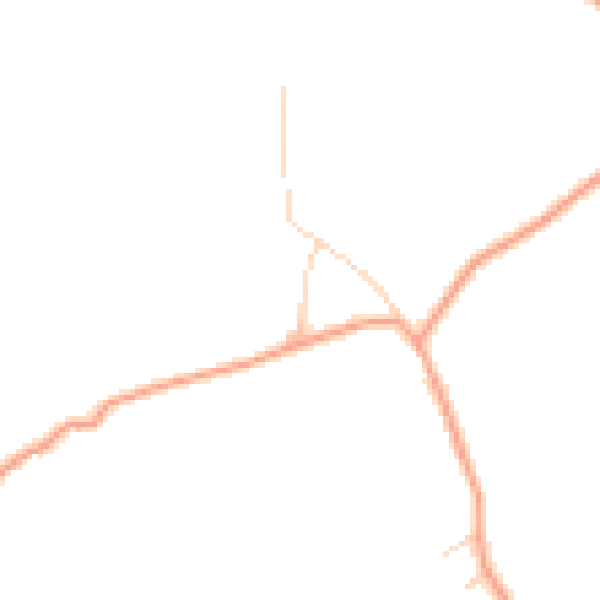 Daytime road noise heatmap for SG4 8PE