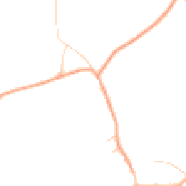 Daytime road noise heatmap for SG4 8PF
