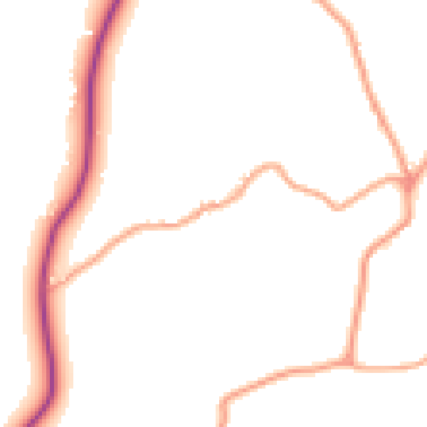 Daytime road noise heatmap for SG4 8TR
