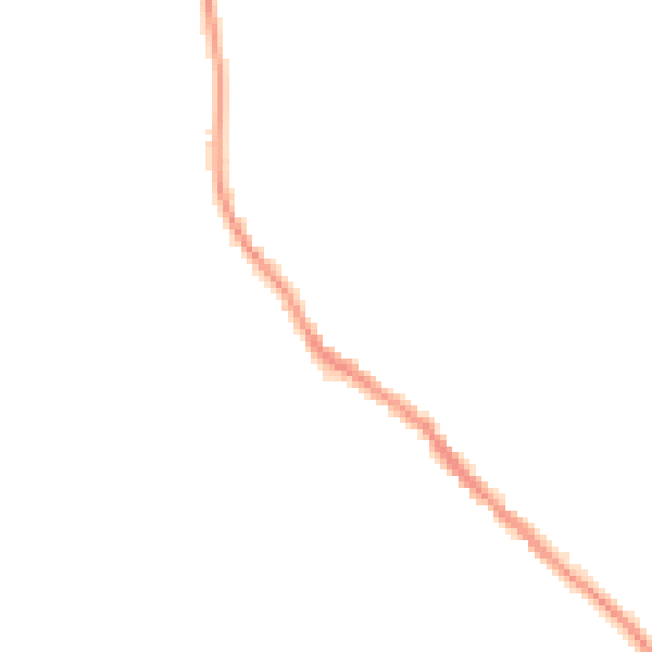 Night-time road noise heatmap for SG4 8XD