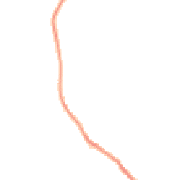Night-time road noise heatmap for SG4 8XL