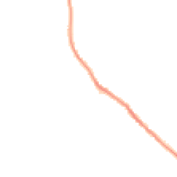 Night-time road noise heatmap for SG4 8YD