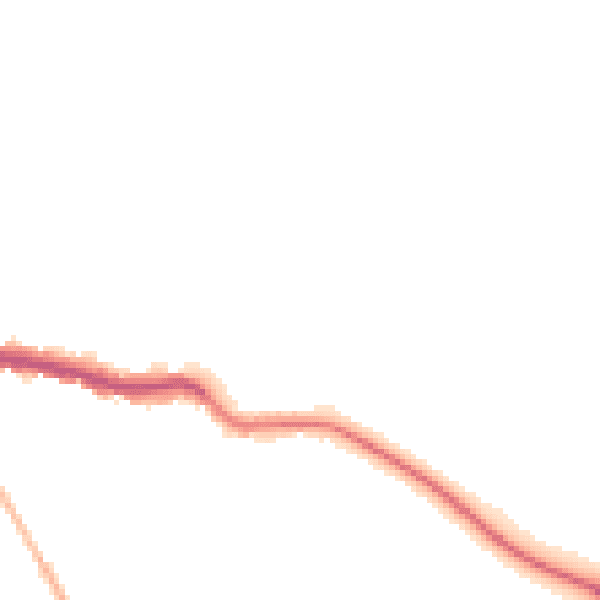Night-time road noise heatmap for SG4 9LU