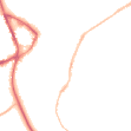 Night-time road noise heatmap for SG5 1AB